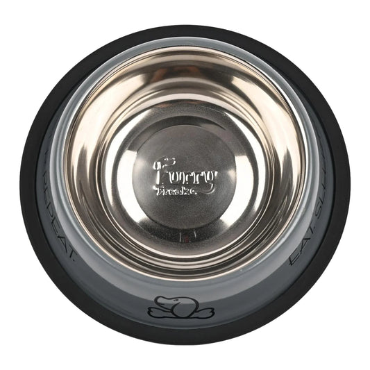 Furry Freak Stainless Steel Anti-Skid Pet Bowl – Stylish Feeding Bowl for Dogs & Cats - Furry Freak