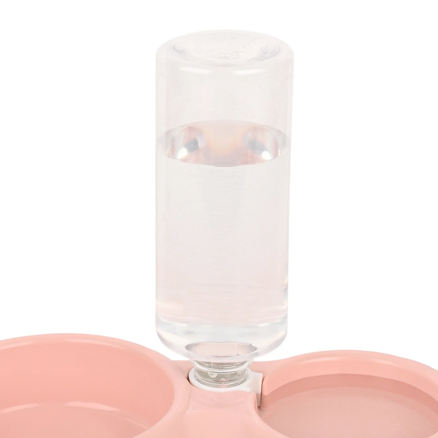 2-in-1 Pet Bowl with Automatic Water Dispenser β Ideal for Cats & Small Dogs (Pink) - Furry Freak