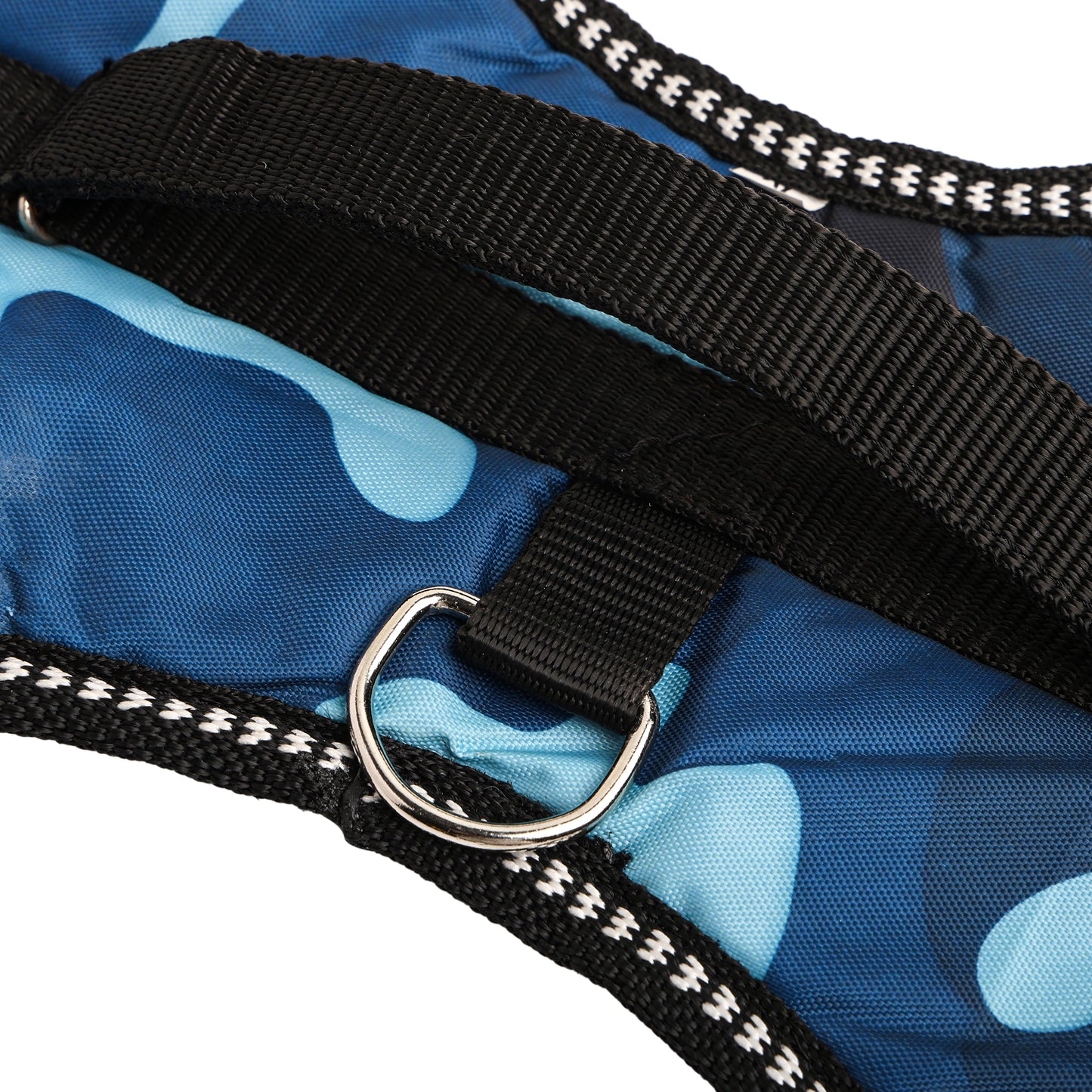 Furry Freak Blue Camo Adjustable Vest Harness for Small and Medium Sized Dogs