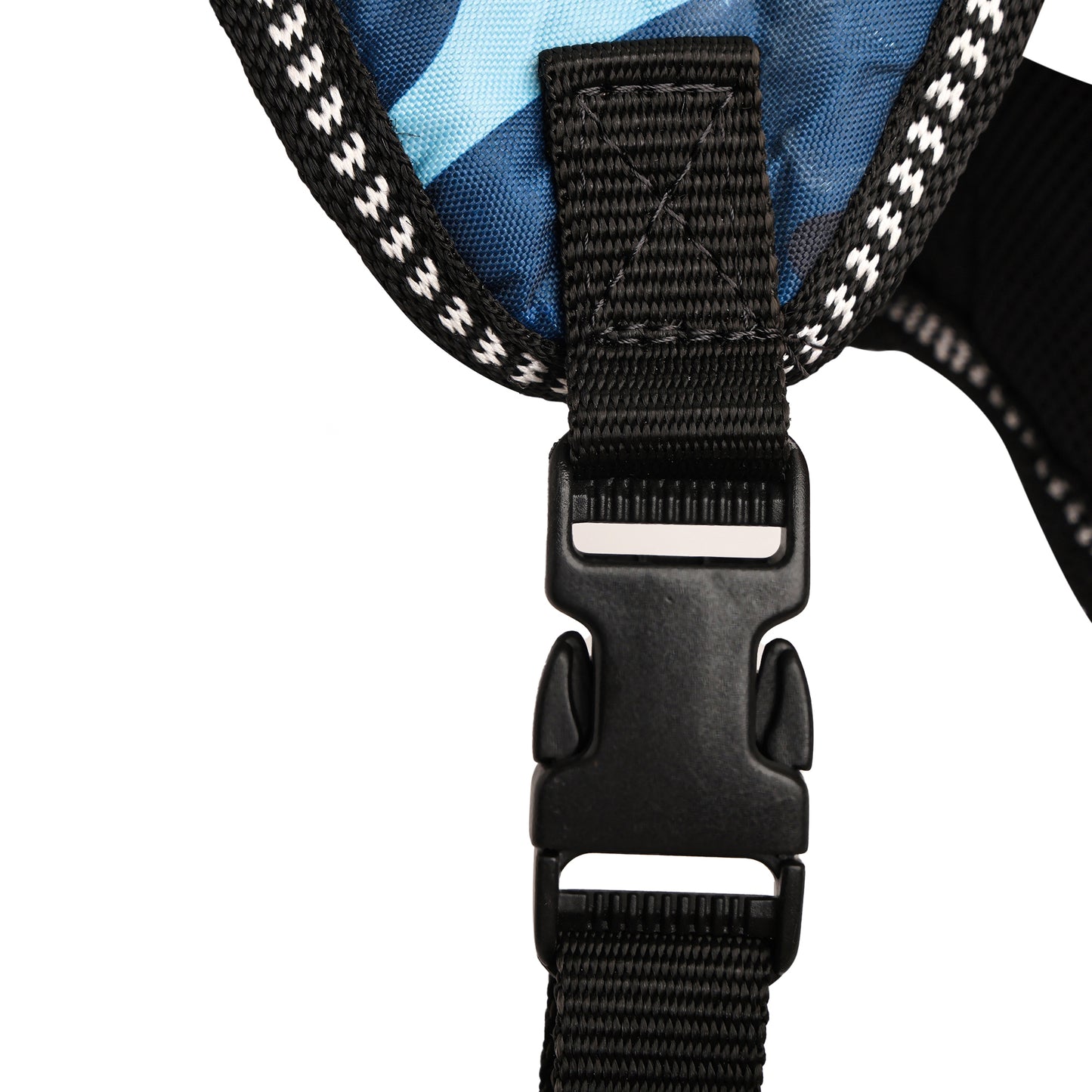 Furry Freak Blue Camo Adjustable Vest Harness for Small and Medium Sized Dogs