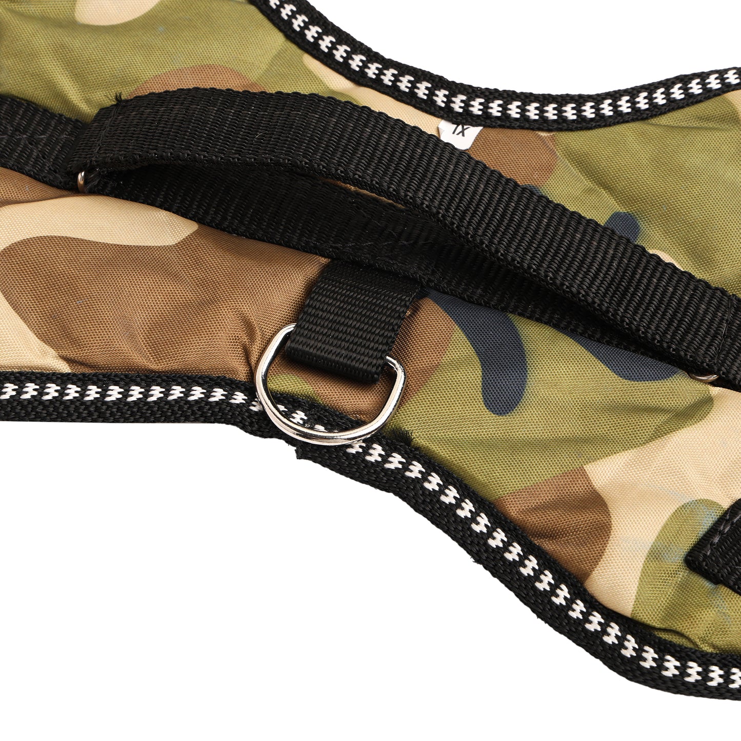 Furry Freak Adjustable Vest Army Camo Harness for Small and Medium Sized Dogs