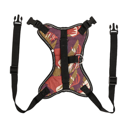 Furry Freak Adjustable Vest Tropical Camo Harness for Small Medium Sized Dogs