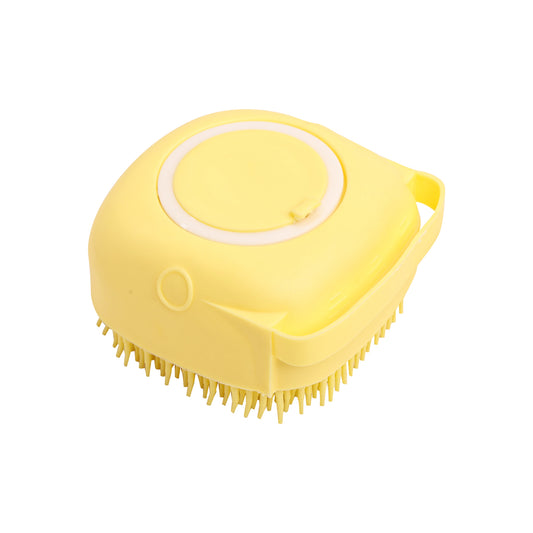 Furry Freak Silicone Multi-Functional Bath Brush – Shampoo Dispenser & Massager for Dogs and Cats