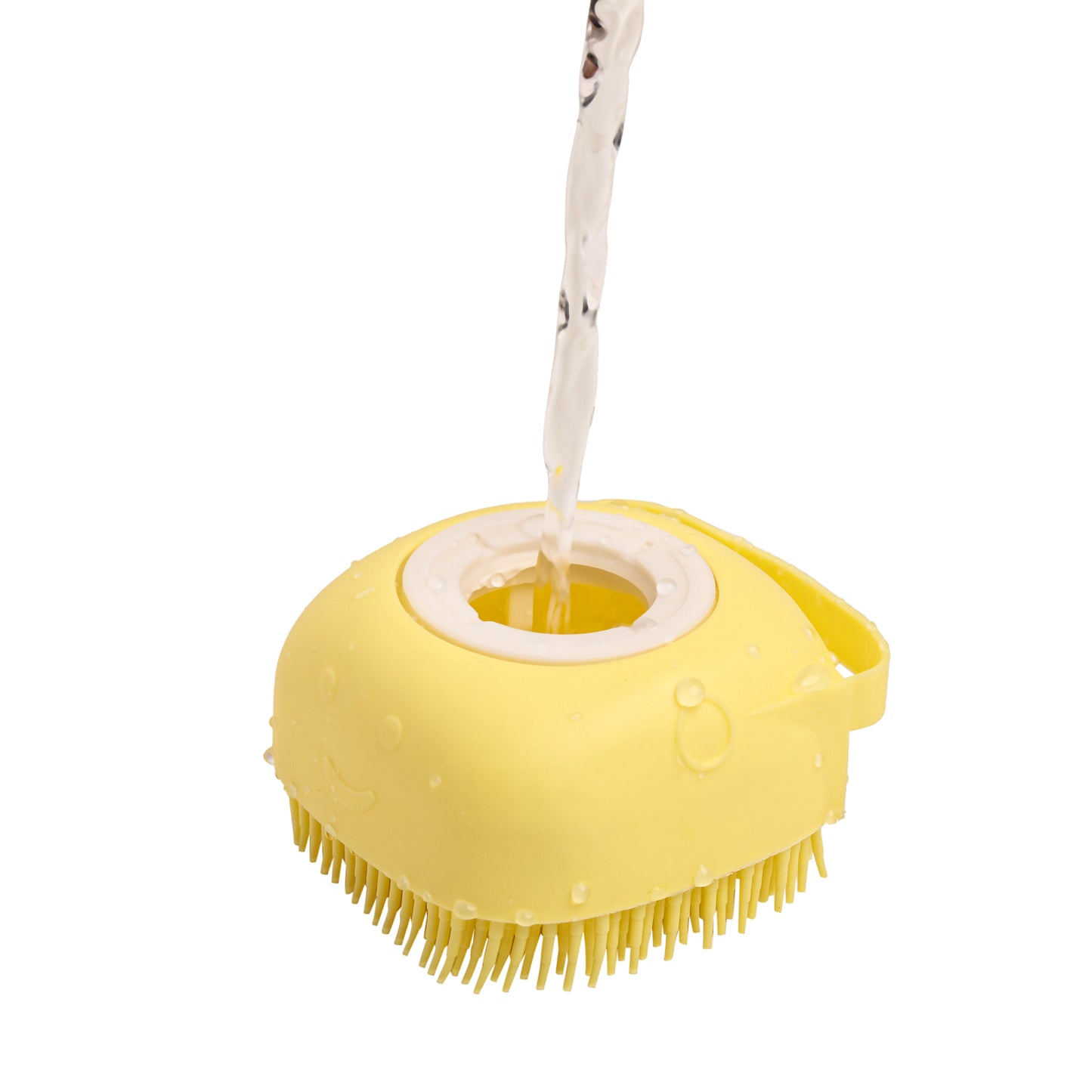 Furry Freak Silicone Multi-Functional Bath Brush – Shampoo Dispenser & Massager for Dogs and Cats
