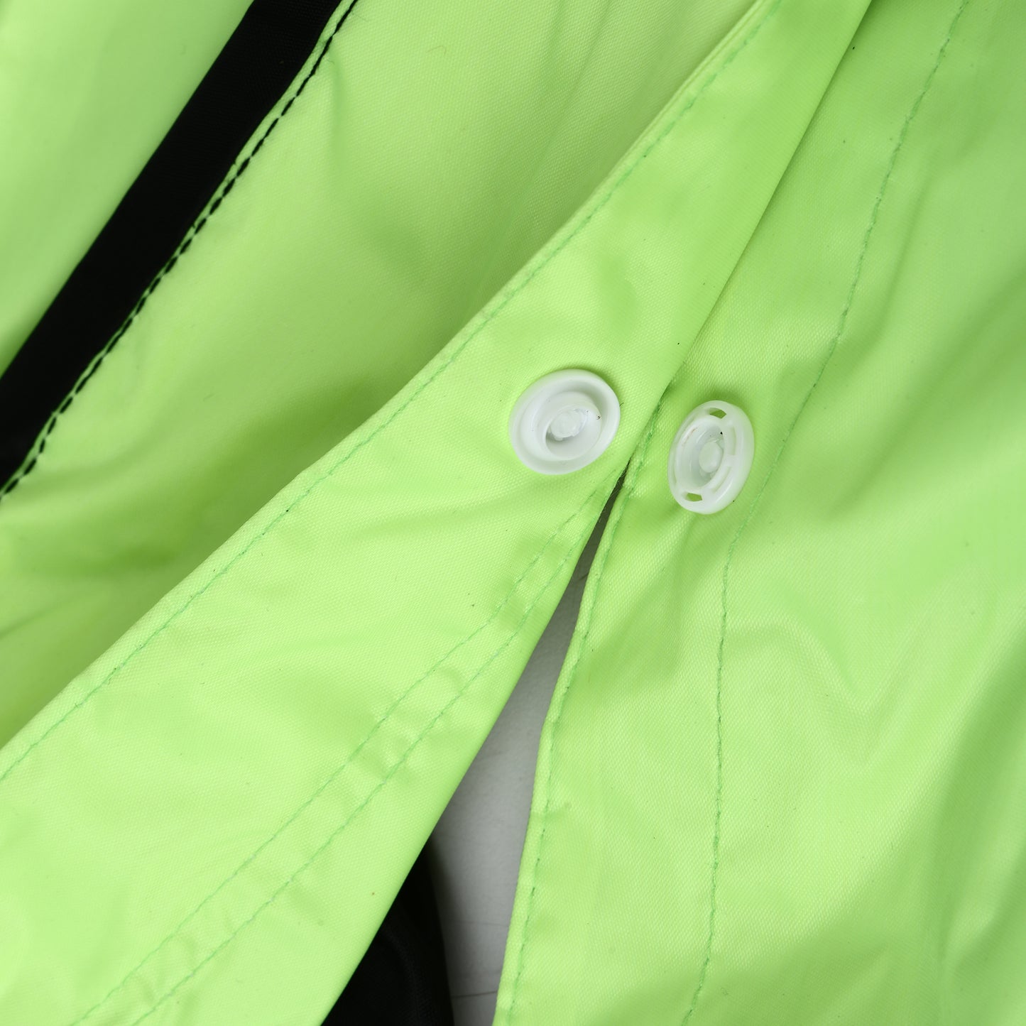 Furry Freak Waterproof Dog Raincoat – Full Body Rain Jumpsuit with 4-Leg Coverage | Ultra High-Visibility Dual-Tone Rain Jacket for all breeds (Neon Lime Green & Black)