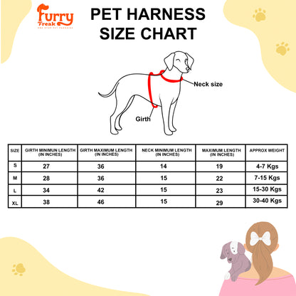 Furry Freak Adjustable No-Pull Dog Harness 🐕