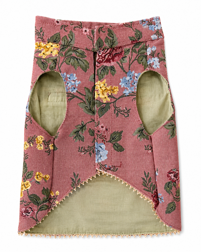 Vintage Floral Tapestry Dog Vest | Premium Designer Pet Apparel