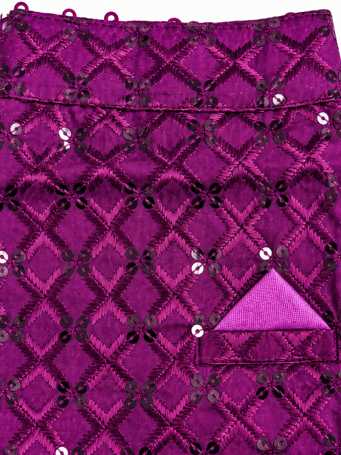 Royal Purple Embroidered Ethnic Kurta / Sherwani Jacket for Dogs