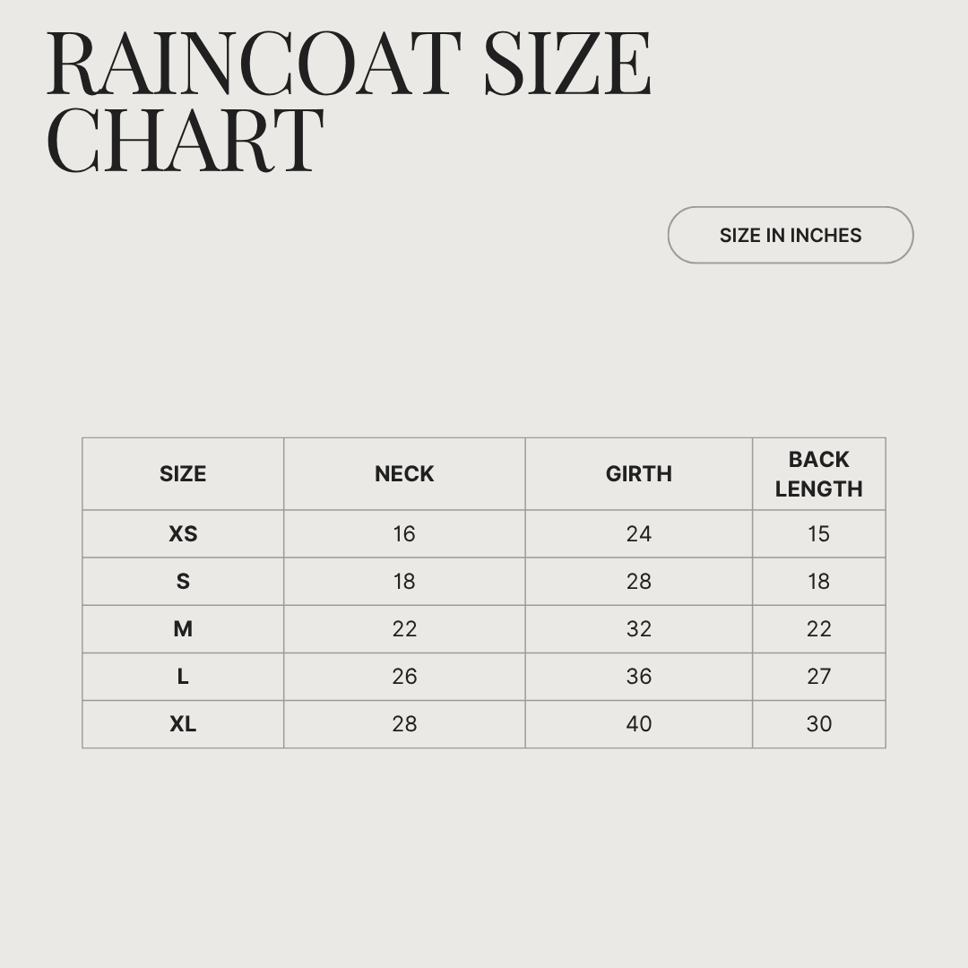 Waterproof Half-Sleeve Dog Raincoat with High Collar Hood – Full-Belly Rain Jacket for Medium to Large Dogs, Windproof Protective Dog Rain Suit with Adjustable Snaps, Blue & Red