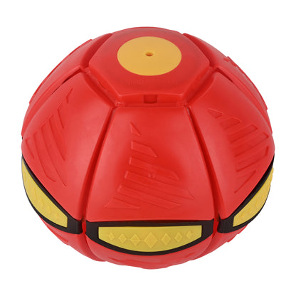 2-in-1 UFO Magic Ball Dog Toy | Interactive Collapsible Soft Flying Disc & Spring Ball for Dogs | Specifically for Small and Medium-Sized Dogs for Outdoor Training, Exercise & Playtime
