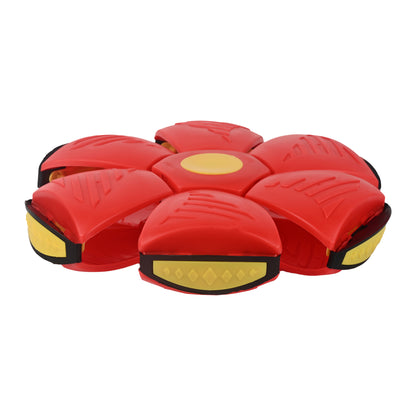 2-in-1 UFO Magic Ball Dog Toy | Interactive Collapsible Soft Flying Disc & Spring Ball for Dogs | Specifically for Small and Medium-Sized Dogs for Outdoor Training, Exercise & Playtime