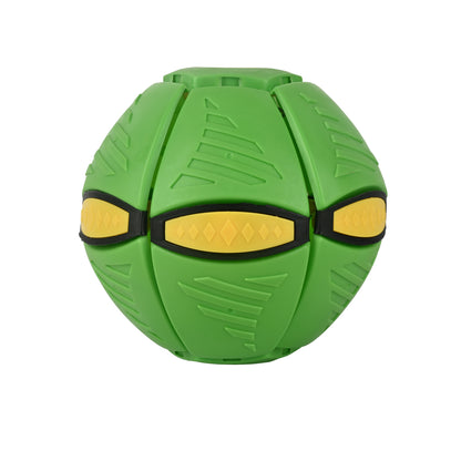 2-in-1 UFO Magic Ball Dog Toy | Interactive Collapsible Soft Flying Disc & Spring Ball for Dogs | Specifically for Small and Medium-Sized Dogs for Outdoor Training, Exercise & Playtime