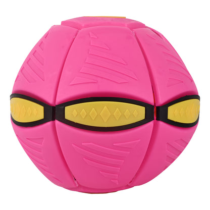 2-in-1 UFO Magic Ball Dog Toy | Interactive Collapsible Soft Flying Disc & Spring Ball for Dogs | Specifically for Small and Medium-Sized Dogs for Outdoor Training, Exercise & Playtime