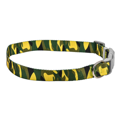 Furry Freak Adjustable Camouflage Dog Collar