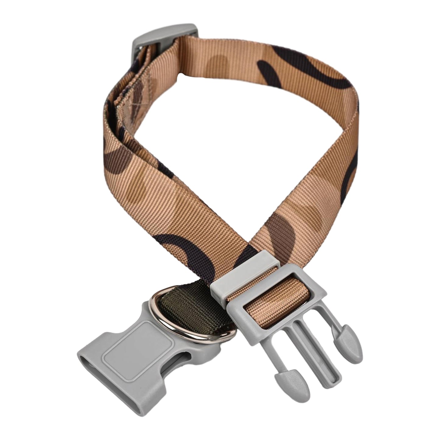 Furry Freak Brown Camo Adjustable Dog Collar – Rugged