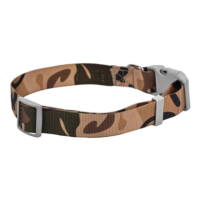 Furry Freak Brown Camo Adjustable Dog Collar – Rugged