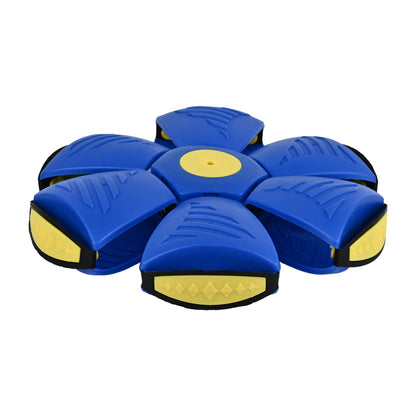 2-in-1 UFO Magic Ball Dog Toy | Interactive Collapsible Soft Flying Disc & Spring Ball for Dogs | Specifically for Small and Medium-Sized Dogs for Outdoor Training, Exercise & Playtime