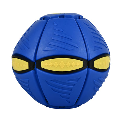 2-in-1 UFO Magic Ball Dog Toy | Interactive Collapsible Soft Flying Disc & Spring Ball for Dogs | Specifically for Small and Medium-Sized Dogs for Outdoor Training, Exercise & Playtime