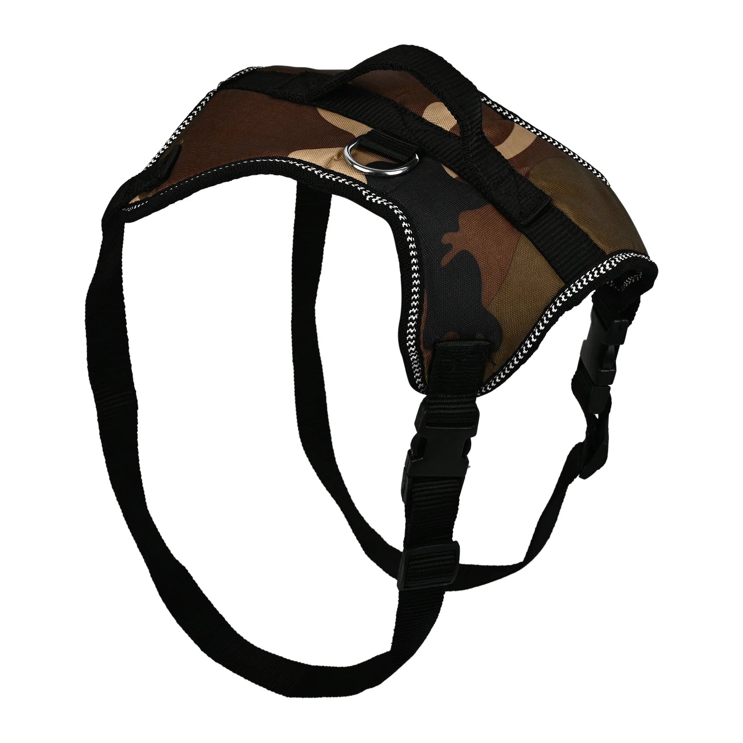 No Pull Dark Camouflage Dog Harness – Adjustable Comfort & Control for Small to Medium Dogs - Furry Freak
