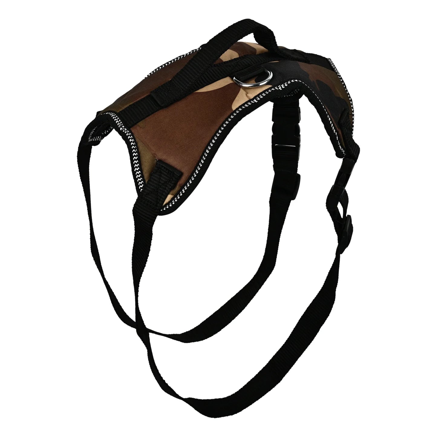 No Pull Dark Camouflage Dog Harness – Adjustable Comfort & Control for Small to Medium Dogs - Furry Freak