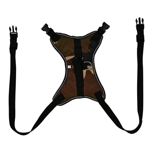 No Pull Dark Camouflage Dog Harness – Adjustable Comfort & Control for Small to Medium Dogs - Furry Freak