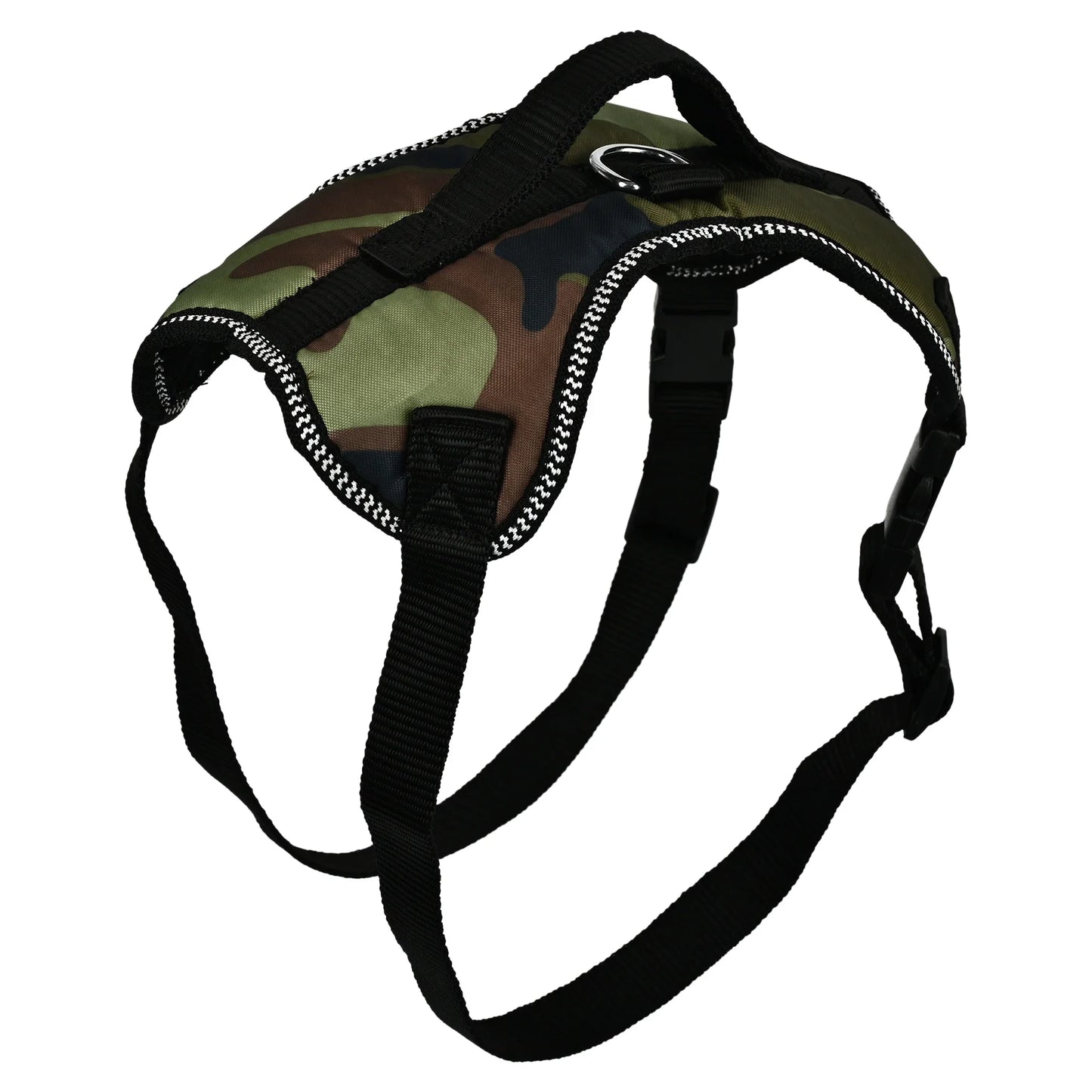 Adjustable No Pull Camouflage Dog Harness – Comfortable, Secure & Stylish for Small to Medium Dogs - Furry Freak