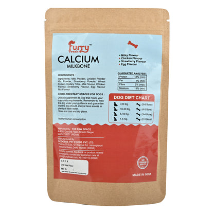 🦴 Furry Freak Calcium Milk Bone – Mix Flavour Dog Treats (95g) - Furry Freak