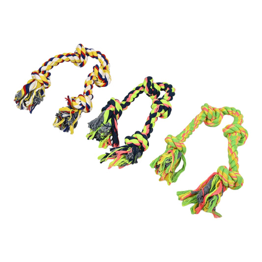 Durable Rope Toy for Dogs – Assorted Colors (Pack of 1)