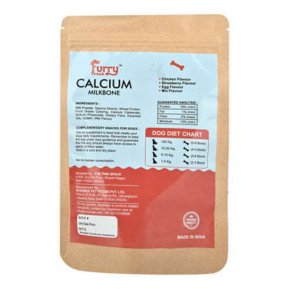 🦴 Furry Freak Calcium Milk Bone – Milky Flavour Dog Treats (95g) - Furry Freak