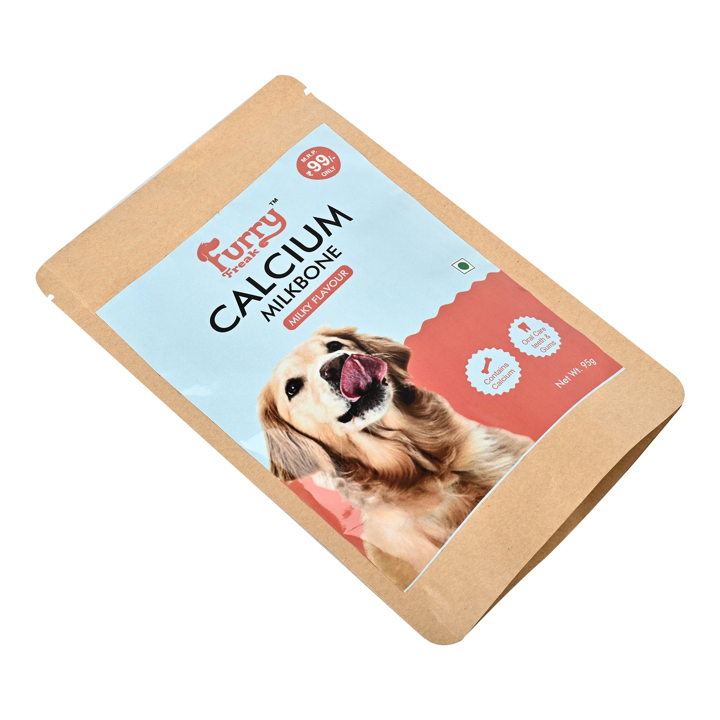 🦴 Furry Freak Calcium Milk Bone – Milky Flavour Dog Treats (95g) - Furry Freak