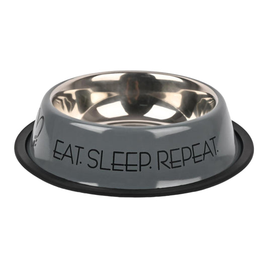 Furry Freak Stainless Steel Anti-Skid Pet Bowl – Stylish Feeding Bowl for Dogs & Cats