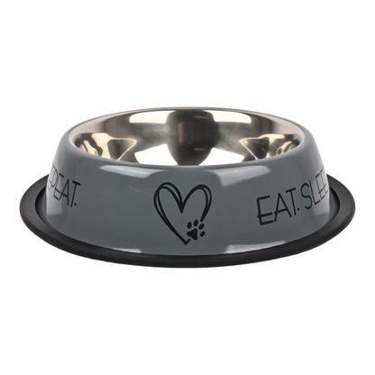 Furry Freak Stainless Steel Anti-Skid Pet Bowl – Stylish Feeding Bowl for Dogs & Cats