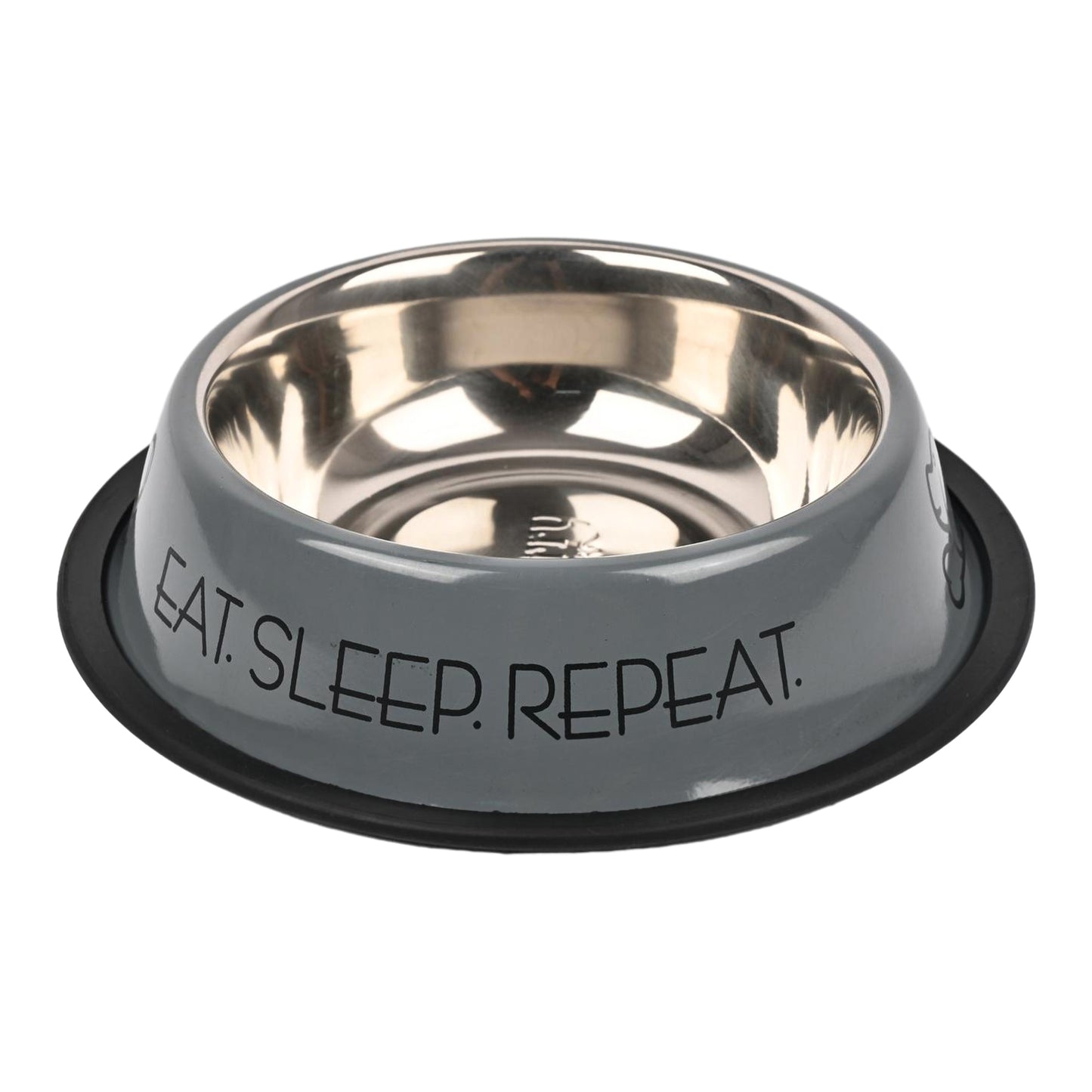 Furry Freak Stainless Steel Anti-Skid Pet Bowl – Stylish Feeding Bowl for Dogs & Cats