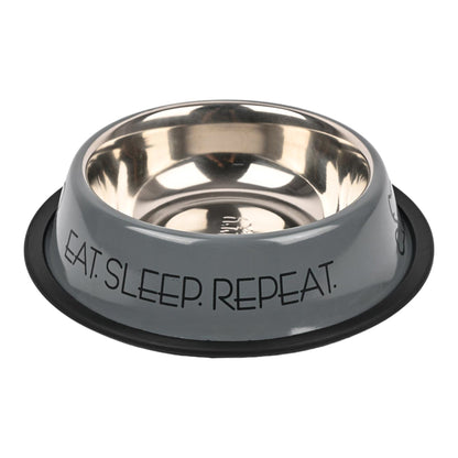 Furry Freak Stainless Steel Anti-Skid Pet Bowl – Stylish Feeding Bowl for Dogs & Cats