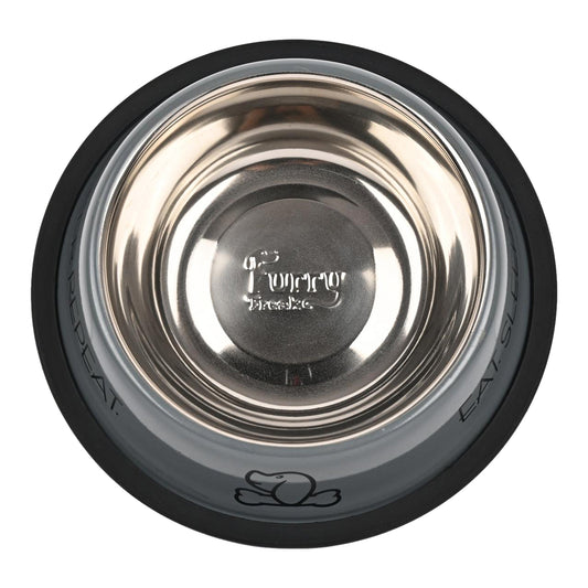 Furry Freak Stainless Steel Anti-Skid Pet Bowl – Stylish Feeding Bowl for Dogs & Cats