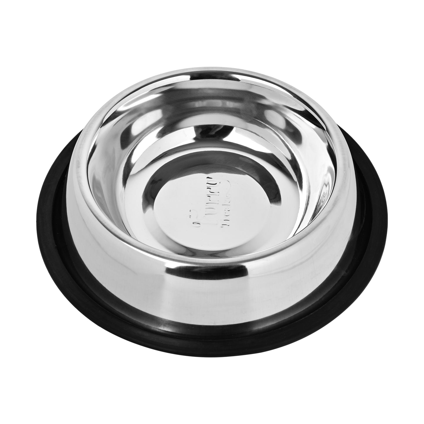 Furry Freak Stainless Steel Anti-Skid Pet Bowl – Durable Feeding Bowl for Dogs & Cats