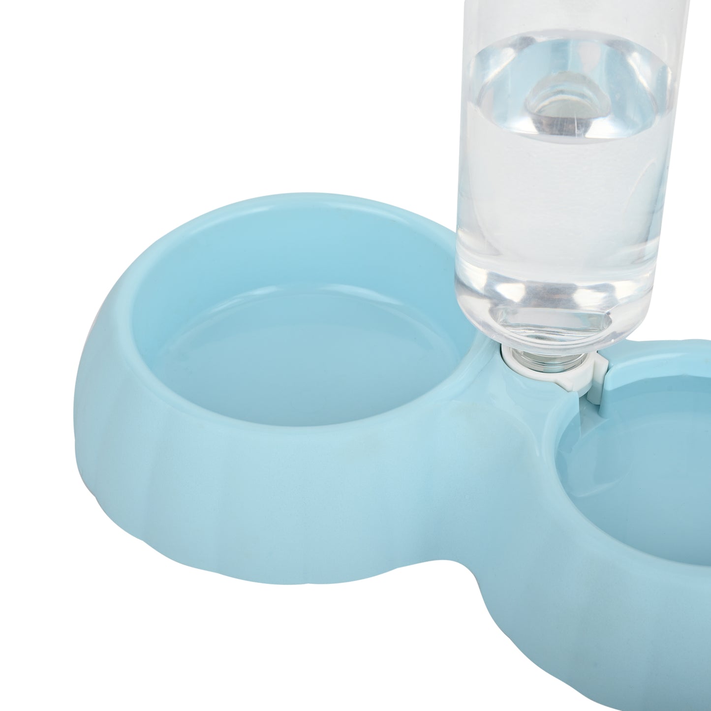 Automatic Pet Feeder & Water Dispenser – 2-in-1 Bowl for Dogs & Cats (Blue)