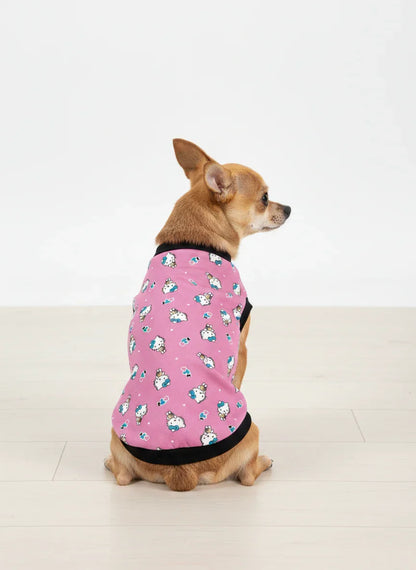 Charming Bows & Bling Pink Dog T-Shirt – Adorable & Cozy Tee for Dogs