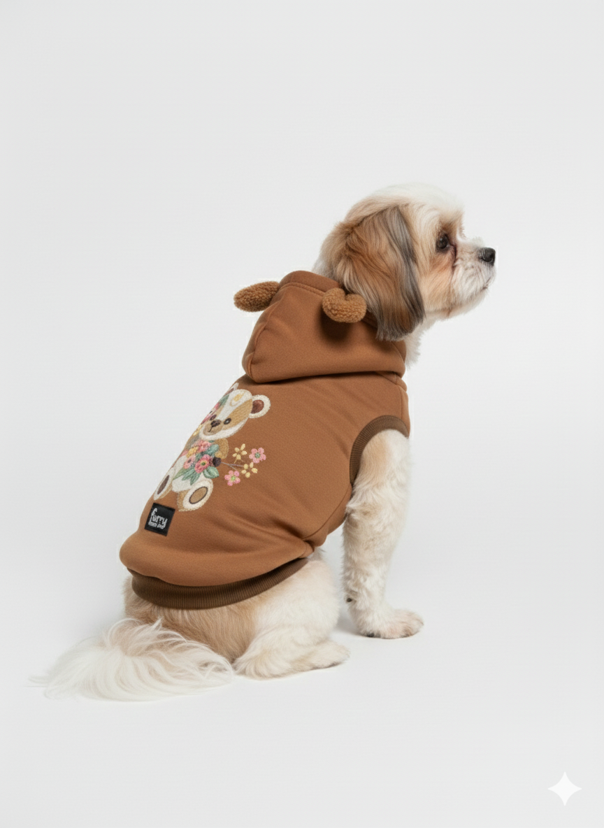 The Ultimate Snuggle-Wear: Designer Long-Sleeved Dog Sweatshirt