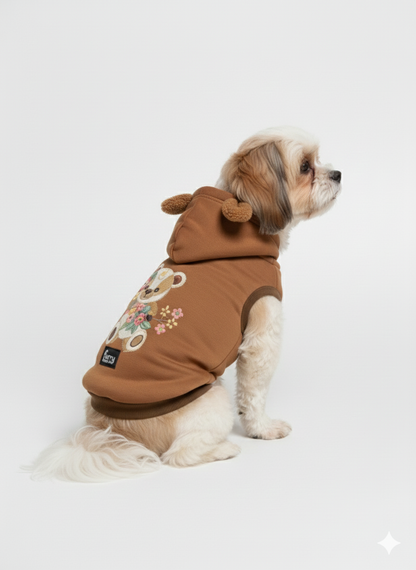 The Ultimate Snuggle-Wear: Designer Long-Sleeved Dog Sweatshirt