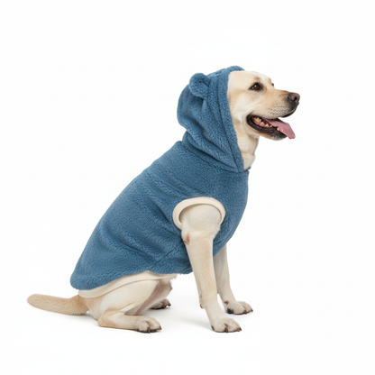 Furry Freak Polar Bear Dog Hoodie - Arctic Charm & Cozy Warmth for All Pups!