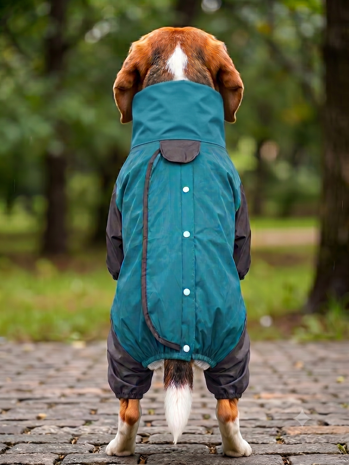 All-Weather Full-Coverage Dog Raincoat & Jumpsuit