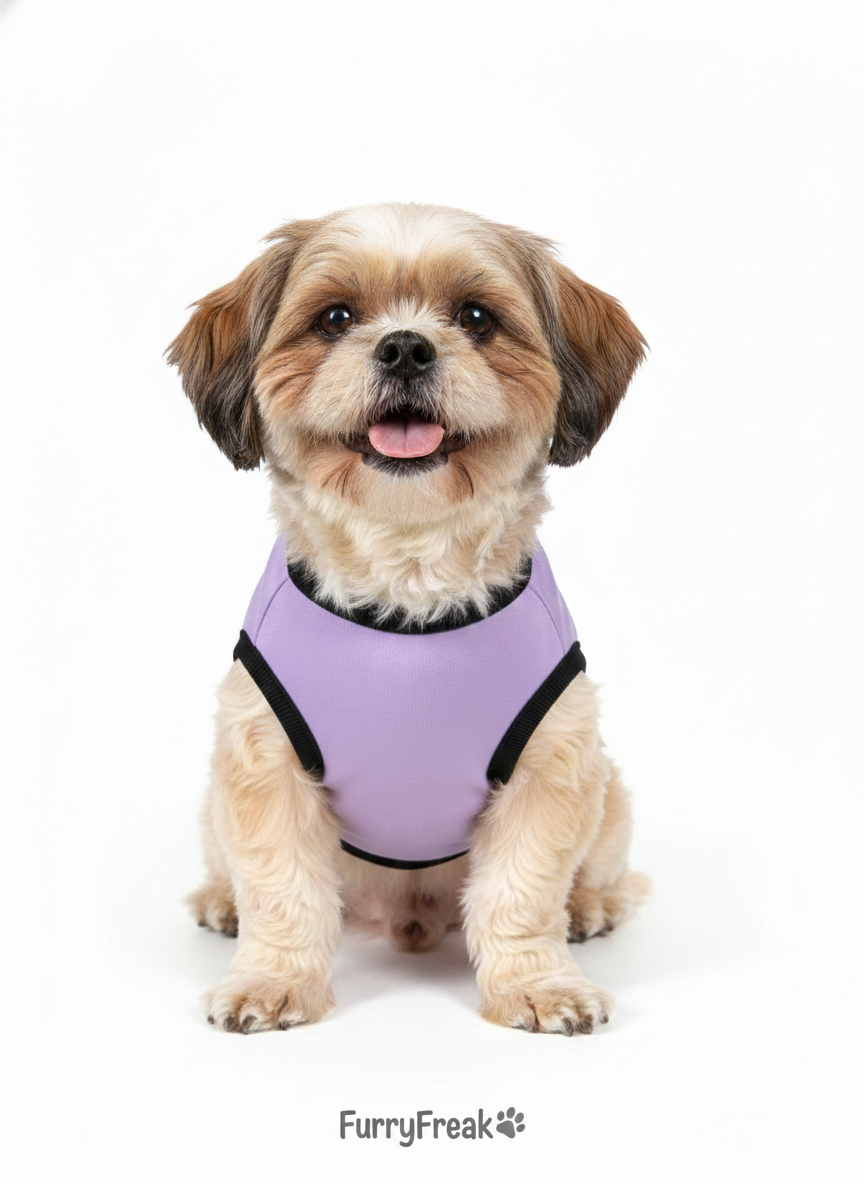 Premium Sleeveless Winter Dog T-Shirt – Warm Fleece Vest for Shih Tzus