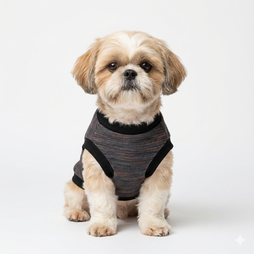 🐼 The "Lazy But Crazy" Space-Dye Dog T-Shirt