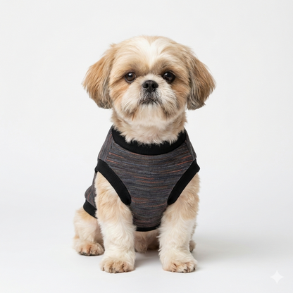 🐼 The "Lazy But Crazy" Space-Dye Dog T-Shirt