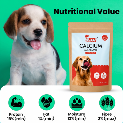 🦴 Furry Freak Calcium Milk Bone – Mix Flavour Dog Treats (270g)