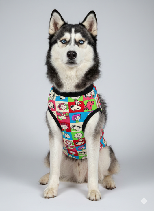 Snoopy Comic Strip Dog Winter Vest