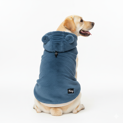Furry Freak Polar Bear Dog Hoodie - Arctic Charm & Cozy Warmth for All Pups!