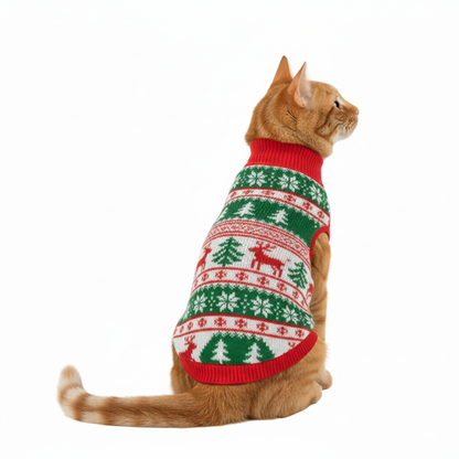Cozy & Festive: The Ultimate Cat Christmas Sweater! 🎁