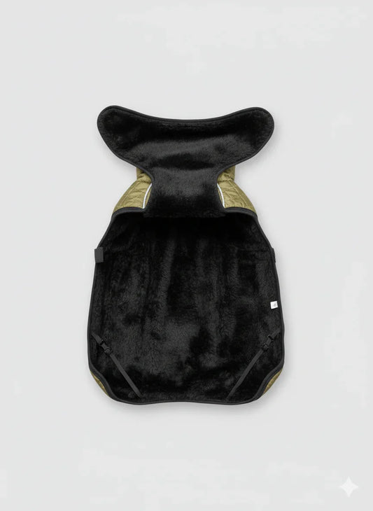 Quilted Dog Jackets For Winters - Green